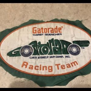 Vintage Gatorade TeamStokely racing large patch